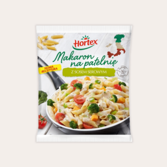 Макарони для смаження з сирним соусом